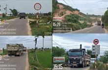 Gia Lai: Nhiều xe tải trọng lớn chở đất đua nhau chạy  trên tuyến ĐH26