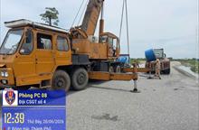 Hải Phòng: Xử phạt tài xế để rơi 2 cuộn tôn khi đang vận chuyển