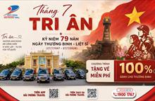 Hải Phòng Travel triển khai tuần lễ tri ân, miễn phí vé xe cho thương binh, bệnh binh