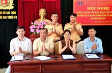Thanh Hóa: Ký cam kết chấp hành pháp luật về TT, ATGT đối với doanh nghiệp vận tải