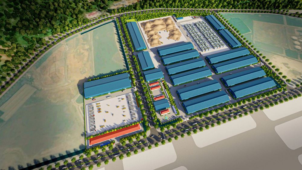 Phối cảnh dự án Logistic Chân Mây.