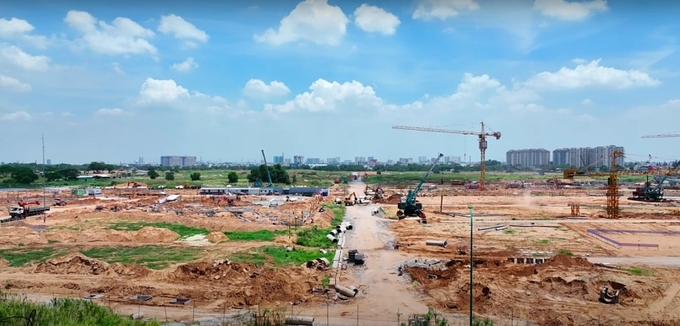 Khu đất xây dựng dự án KĐT Sài Gòn Bình An do SDI Corp làm chủ đầu tư. Ảnh thực tế