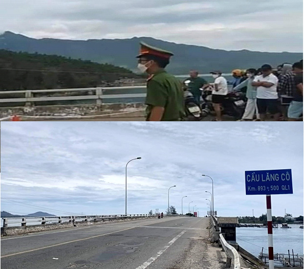 Cầu Lăng Cô, vị trí nơi xảy ra vụ hỗn chiến.