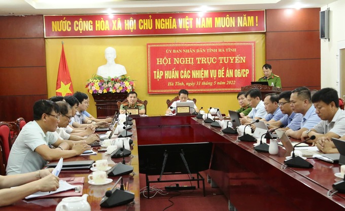 Hội nghị trực tuyến thực hiện đề án 06/CP