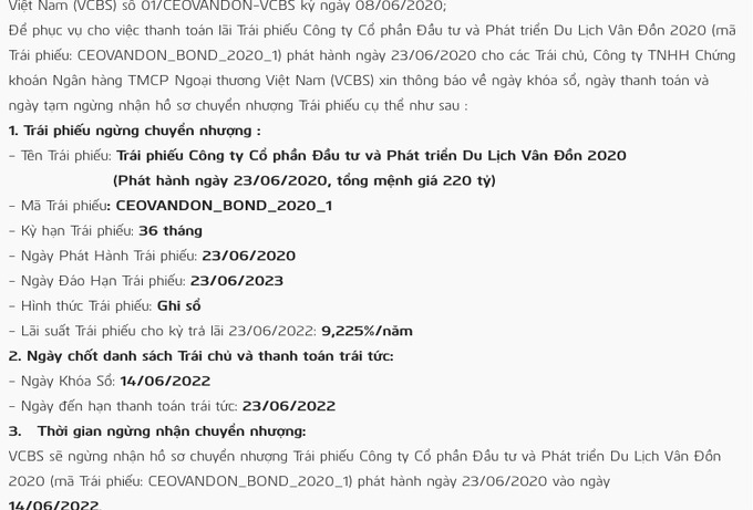 Chứng khoán Vietcombank hỗ trợ CEO Group phát hành trái phiếu. Trái phiếu cũng như cổ phiếu CEO thuộc nhóm bất động sản nhiều rủi ro