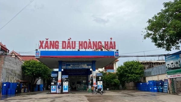 Cây xăng nơi xảy ra vụ việc.