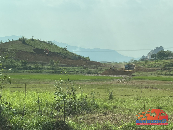 Hiện trường vụ san lấp