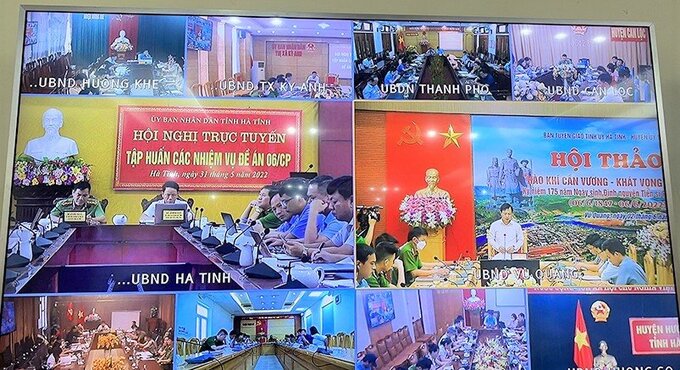 Tại các điểm cầu trong tỉnh