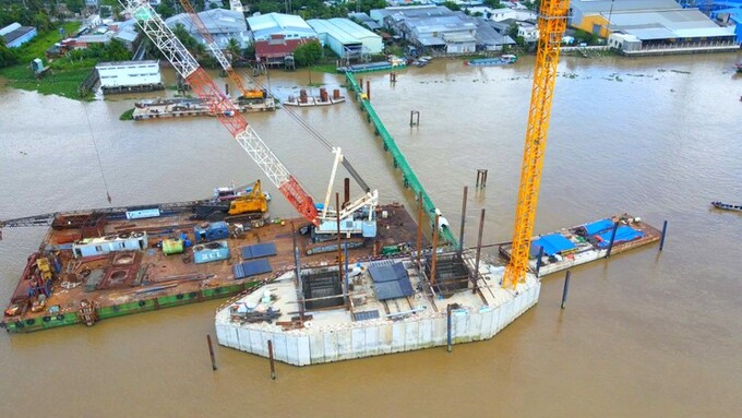Cầu Rạch Miễu 2 có tổng chiều dài tuyến khoảng 17,6 km