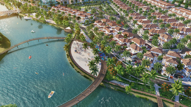 Sun Riverside Village sở hữu vị trí ven sông Đơ