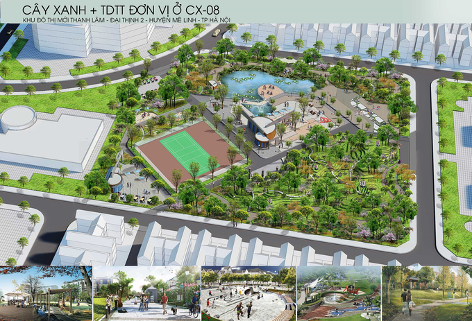 Phối cảnh tổng thể dự án