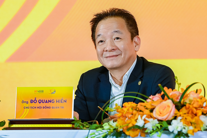 Chủ tịch HĐQT Đỗ Quang Hiển tại Đại Hội Đồng Cổ Đông SHB