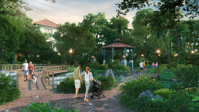 Sun Tropical Village - “Dự án có kiến trúc nghỉ dưỡng hàng đầu Việt Nam (Leisure Architecture Vietnam)”. Ảnh phối cảnh minh họa