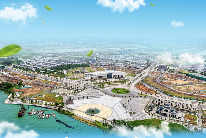 Aqua City có bến du thuyền đẳng cấp 5 sao, khu tổ hợp thể thao rộng 2.2 ha, trung tâm thương mại mua sắm Aqua Central Mall, hệ thống trường học và bệnh viện quốc tế… 
