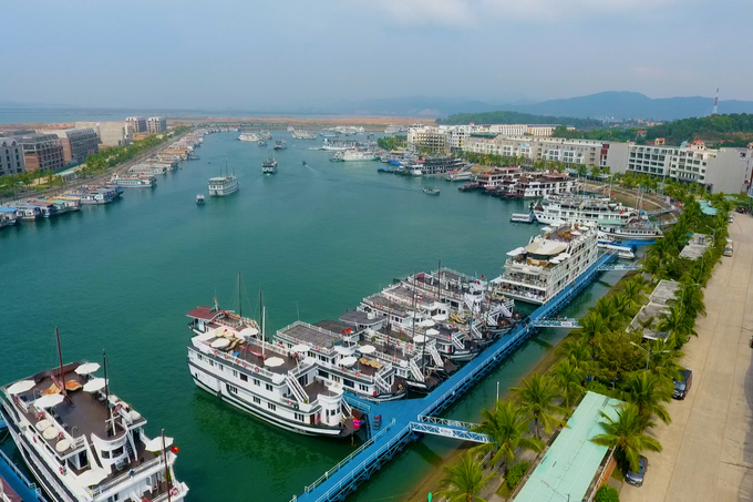 Cảng tàu khách quốc tế Tuần Châu (TP Hạ Long). Ảnh: Đỗ Phương