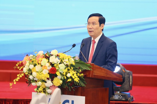 Chủ tịch VCCI Phạm Tấn Công phát biểu tại Hội nghị
