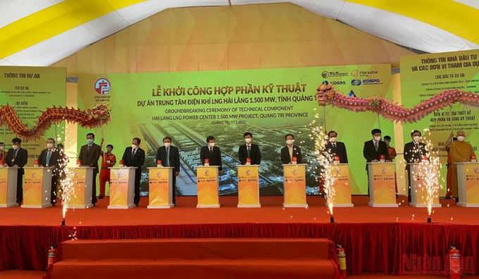 Dự án Trung tâm Điện khí LNG Hải Lăng giai đoạn I có quy mô hơn 120 ha, tổng vốn đầu tư lên tới gần 54.000 tỷ đồng (hơn 2,3 tỷ USD).