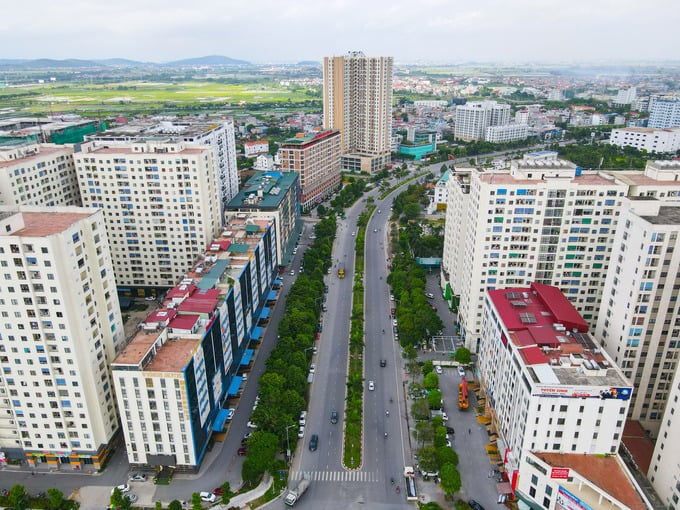 Bắc Ninh nhìn từ trên cao.