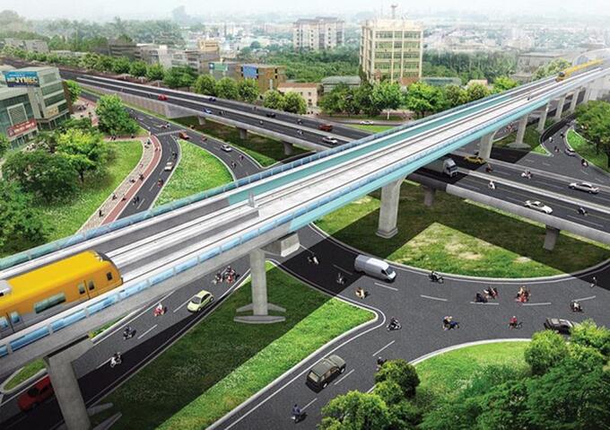 Phối cảnh Dự án Đường sắt đô thị tuyến số 5, Văn Cao - Ngọc Khánh - Láng - Hòa Lạc