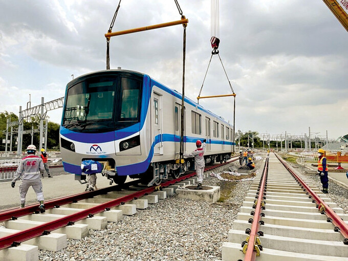 Hiện, tiến độ thi công toàn dự án Metro số 1 đã đạt khoảng 95%