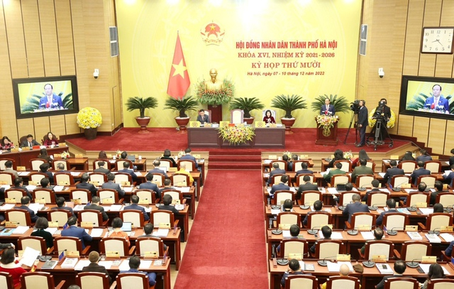 Kỳ họp thứ 10 HĐND TP. Hà Nội khai mạc sáng 7/12