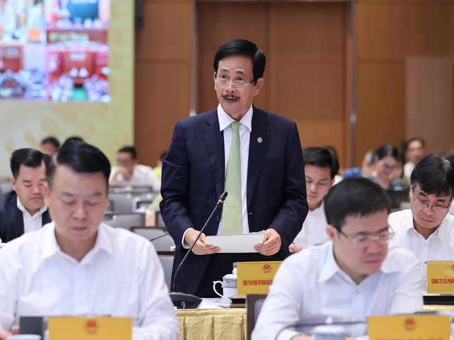 Đại diện Tập đoàn Novaland phát biểu tại hội nghị