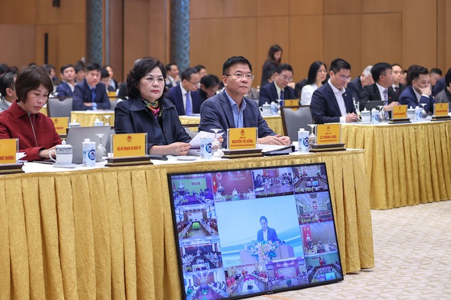 Lãnh đạo các bộ, ngành và đại biểu dự Hội nghị - Ảnh: VGP/Nhật Bắc