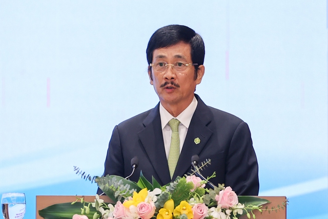 Ông Bùi Thành Nhơn: Việc trợ giúp kịp thời rất quan trọng nhằm phòng tránh 10-20% dư nợ của nền kinh tế bị chuyển sang nợ xấu - Ảnh VGP/Nhật Bắc