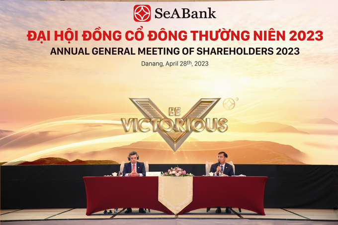 Đại hội đồng cổ đông thường niên năm 2023 của SeABank đã diễn ra thành công
