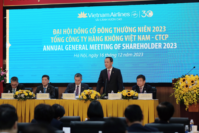 Ban chủ toạ điều hành Đại hội đồng cổ đông năm 2023.