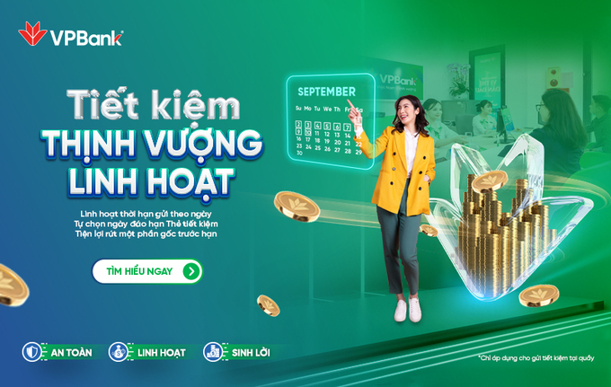 VPBank liên tục tung ra các chương trình khuyến mại dành cho khách hàng gửi tiết kiệm tại quầy và online với ưu đãi hấp dẫn