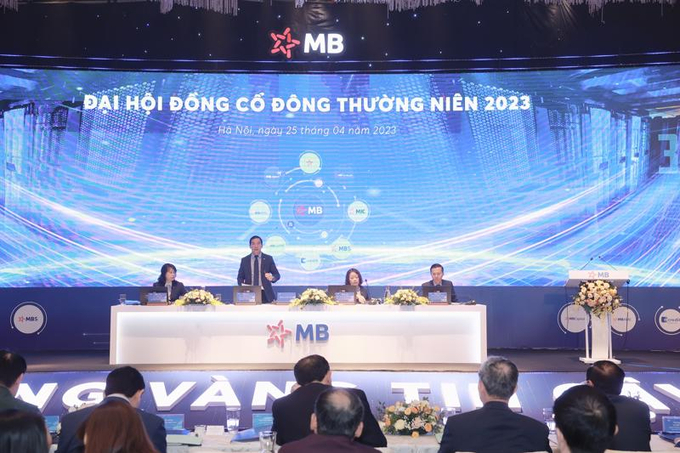 Ngân hàng TMCP Quân đội (MBBank, mã: MBB) vừa tổ chức Đại hội đồng cổ đông thường niên 2023 vào ngày 25/4