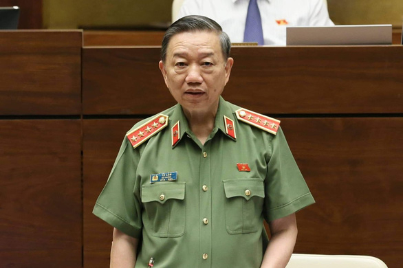 Bộ trưởng Bộ Công an Tô Lâm trả lời phiên chất vấn