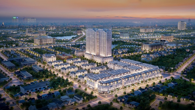 Các căn hộ trong dự án này có diện tích từ 54m2 đến 68m2 với thiết kế 2 phòng ngủ.