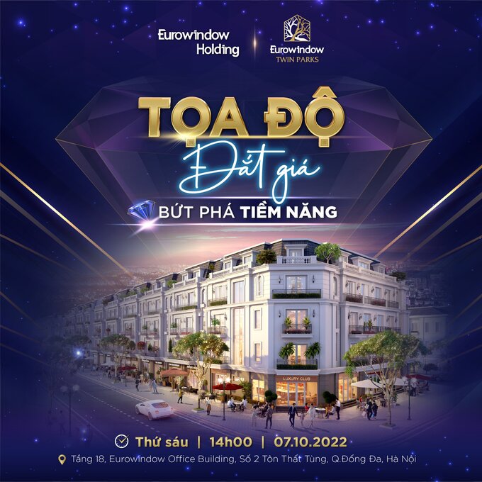 Sự kiện sẽ được diễn ra vào lúc 14h00 ngày 07/10/2022, tại tòa nhà Eurowindow Office Building - Hà Nội