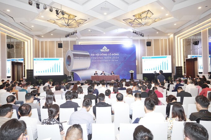 Ngày 11/4/2024, Công ty CP Tập đoàn Hòa Phát (HPG) tổ chức Đại hội đồng cổ đông thường niên năm 2024