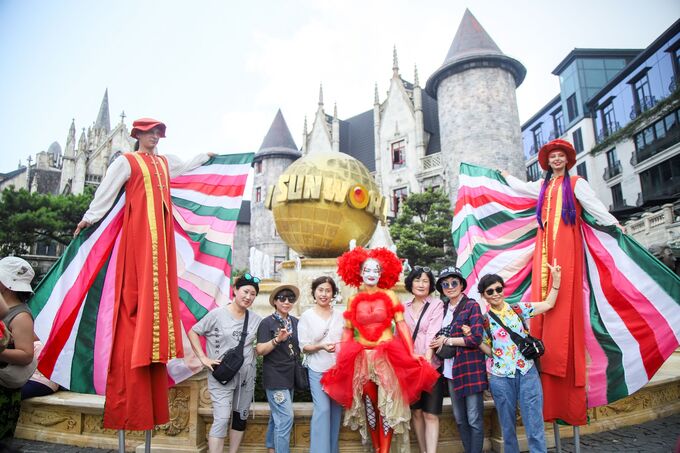 Khách Hàn Quốc và khách Thái Lan luôn áp đảo tại Sun World Ba Na Hills