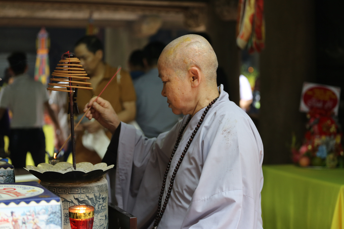Ni sư Thích Đàm Thủy - trụ trì chùa Tây Phương