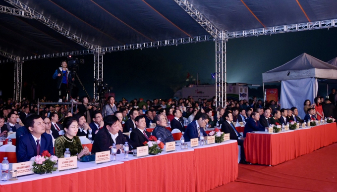 Lãnh đạo, nguyên lãnh đạo Đảng, Nhà nước tham dự buổi lễ