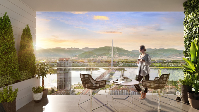 Không gian an cư như nghỉ dưỡng lý tưởng của Panoma 2. Ảnh phối cảnh minh họa