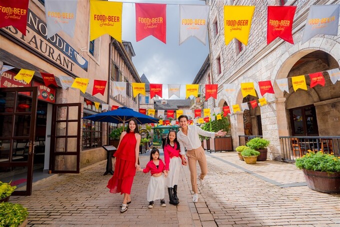 Các gia đình sẽ đón chờ một lễ hội bia B'estival hoàn toàn mới. Ảnh Sun Group
