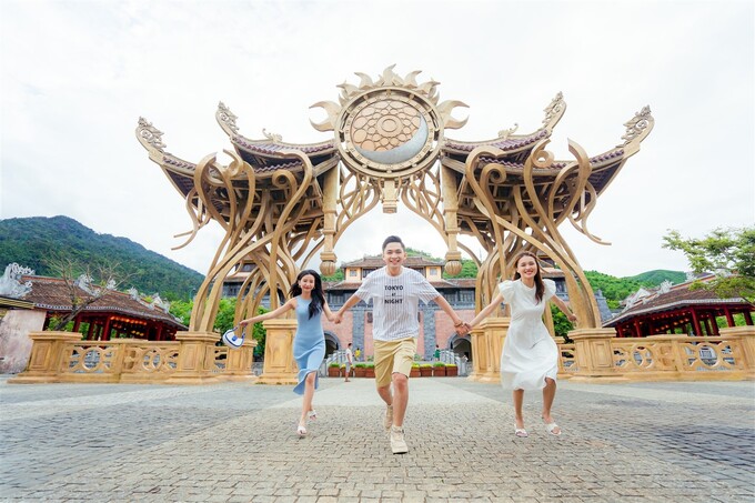 Kiệt tác xứ sở Vương quốc Mặt trời tại Sun World Ba Na Hills. Ảnh Sun Group