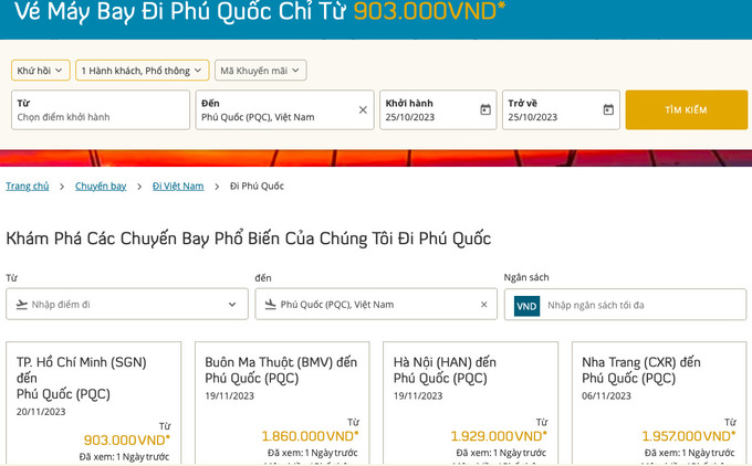 Hiện, giá vé máy bay đi Phú Quốc được cho là khá hợp lý so với chi phí khác trong Tour du lịch, thậm chí khách đi tự túc