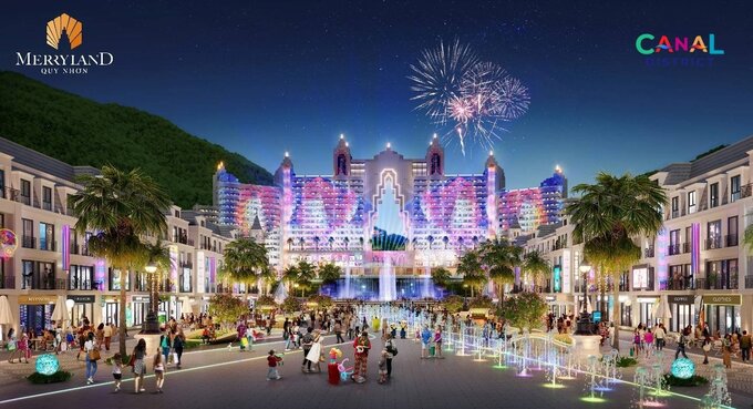 Vô vàn các sự kiện Nhạc nước hay giải trí đa dạng được tổ chức tại MerryLand. Ảnh MerryLand Hưng Thịnh