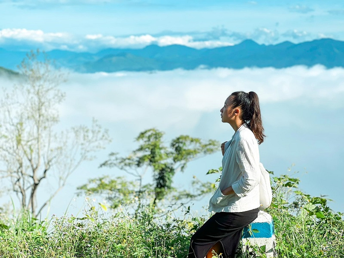 Mây Khánh Sơn bồng bềnh từng lớp, từng lớp mê đắm lòng du khách (Ảnh: Khanh Son Ecotourism)