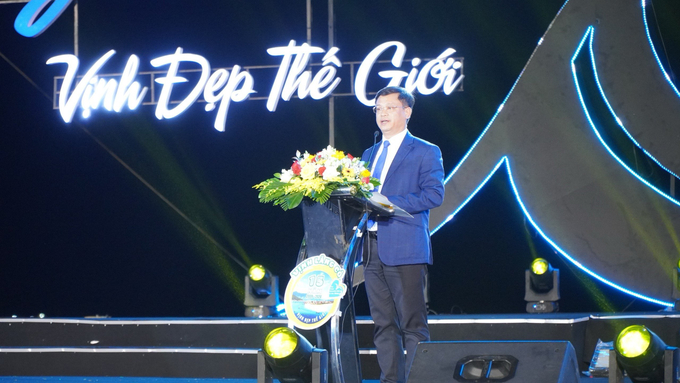 Phó Chủ tịch Thường trực UBND tỉnh Thừa Thiên Huế Nguyễn Thanh Bình phát biểu tại buổi lễ.