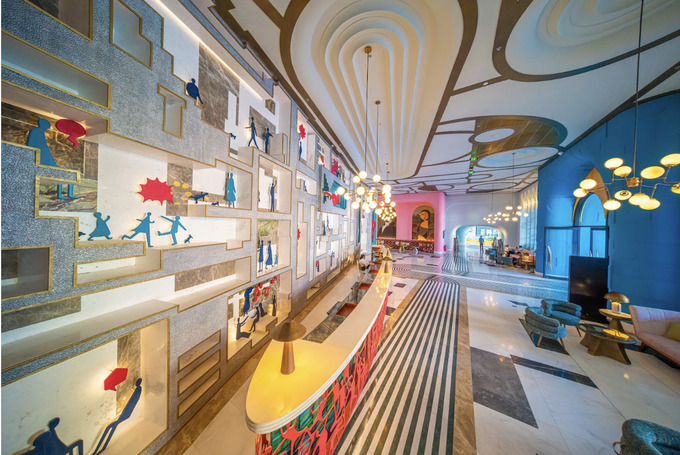 Phong cách Mid Century Modern sống động trong từng chi tiết nhỏ của Sun Signature Gallery. Ảnh Sun Property