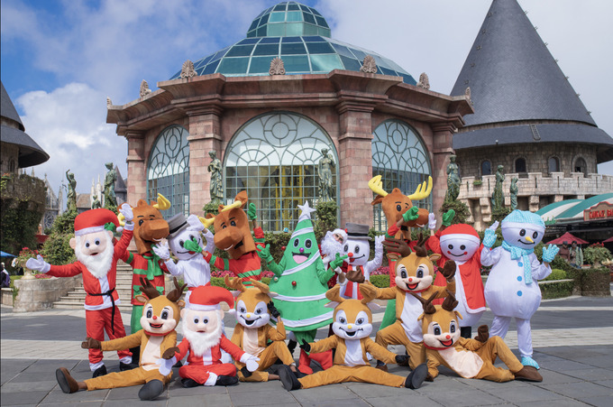 Không khí Noel tràn ngập niềm vui tại Sun World Ba Na Hills