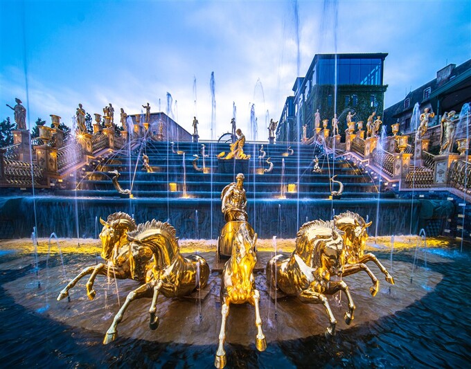 Thác Thần Mặt Trời tại Sun World Ba Na Hills.