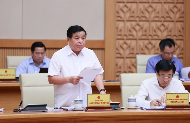 Bộ trưởng Bộ Kế hoạch và Đầu tư: Cần thúc đẩy mạnh các động lực tăng trưởng - Ảnh: VGP/Nhật Bắc